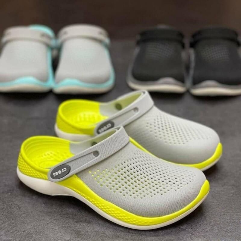 360-CLOGS- GREY NEON