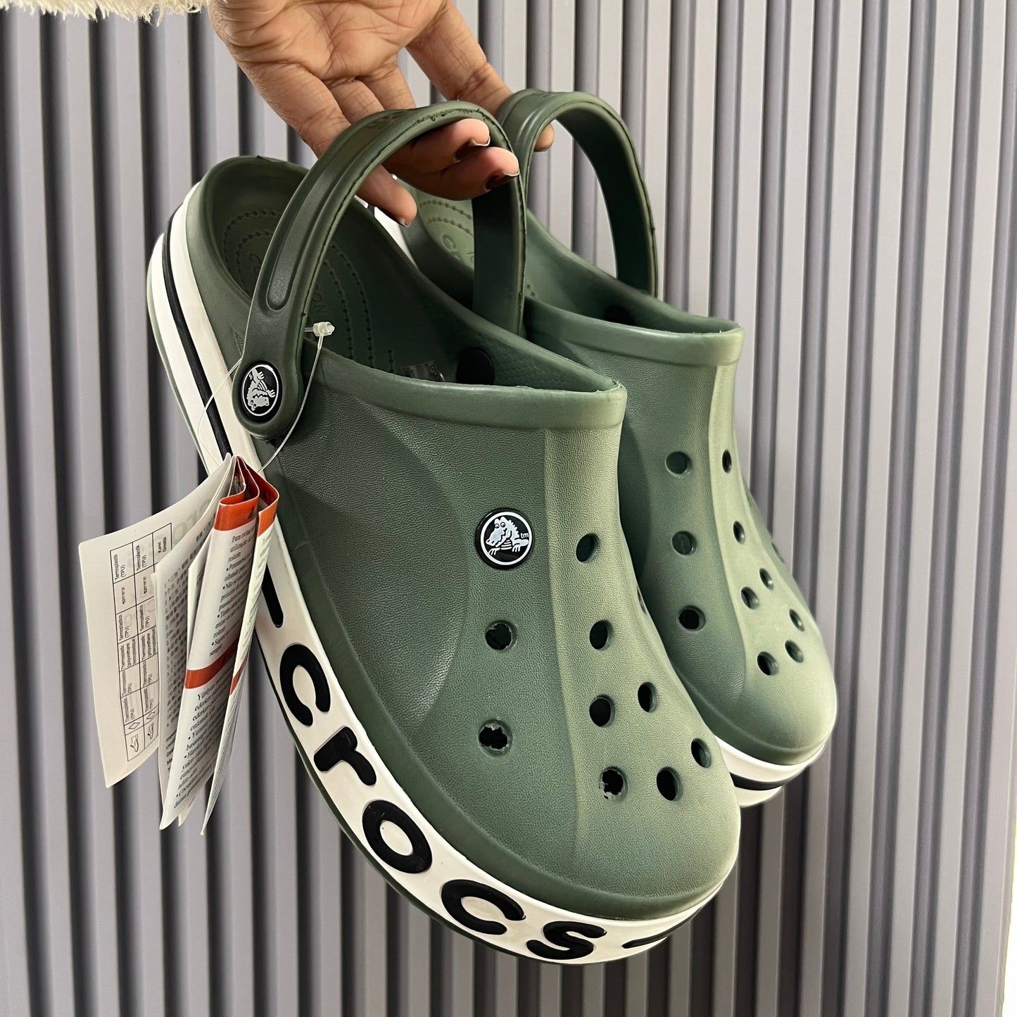 BYA-BND-CLOGS-ARMY GREEN