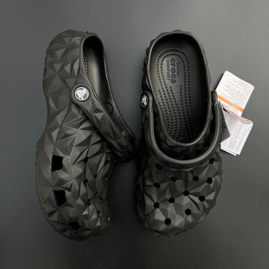 GEO-CLOGS-BLACK