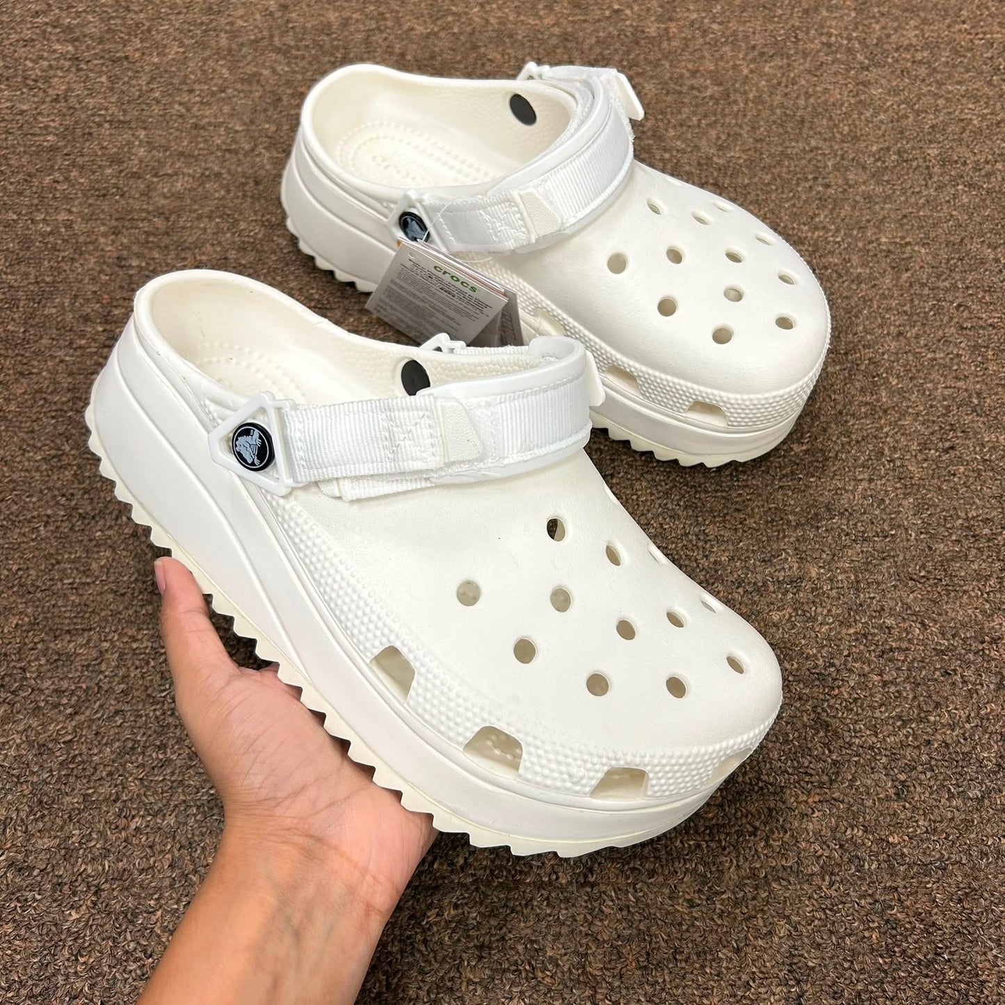 HIKR-CLOGS-TRIPLE WHITE