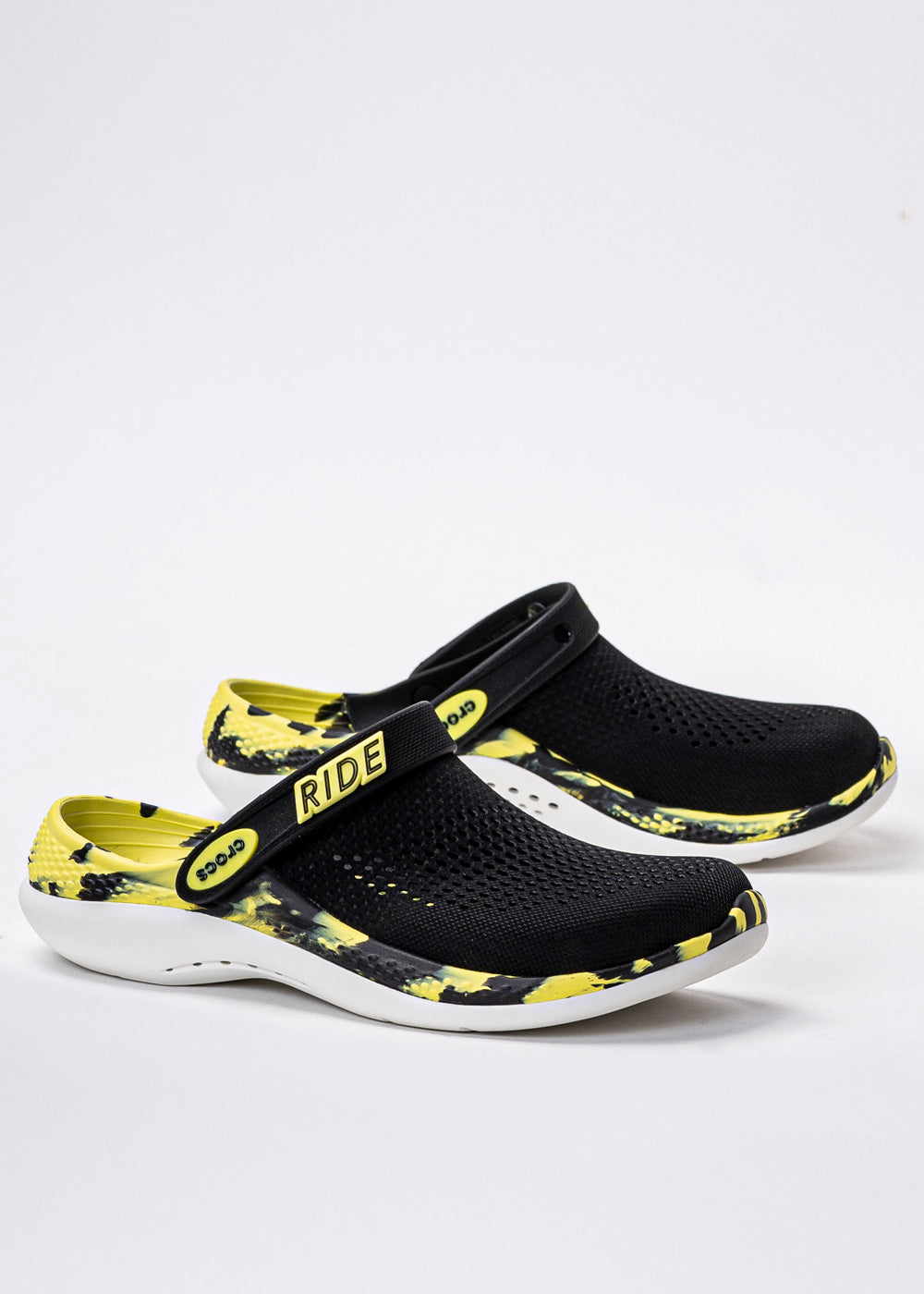 360-CLOGS- BLACK CITRUS