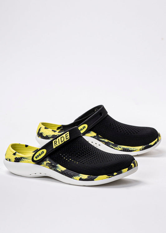 360-CLOGS- BLACK CITRUS